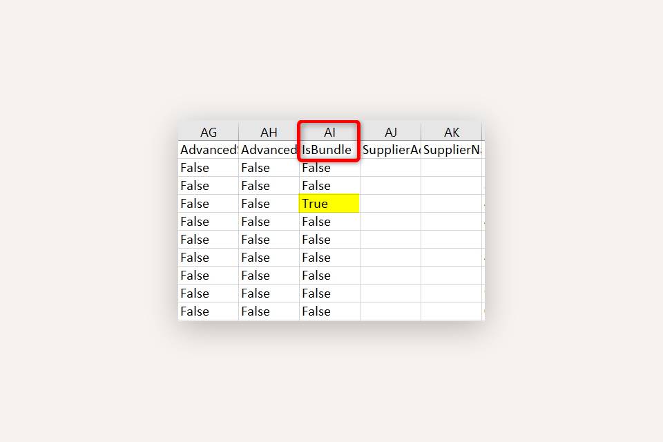 Se om en vare har aktiveret stykliste i Xena