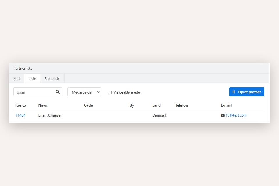 En slettet bruger findes stadig som partner i Xena