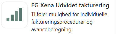 EG Xena Utvidet fakturering i Xena