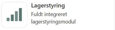 Lagerstyring appen i Xena